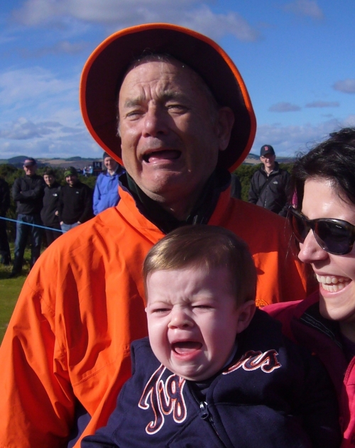 Bill Murray crying, looking like Tom Hanks